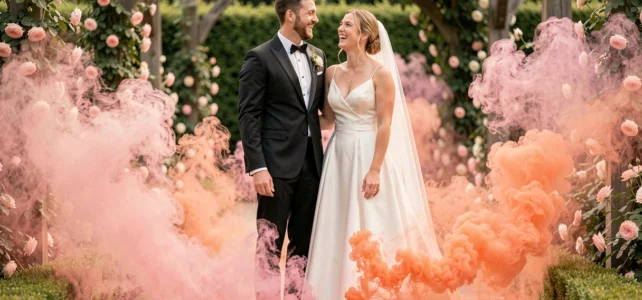 Découvrez comment sublimer votre mariage avec des fumigènes : conseils et astuces